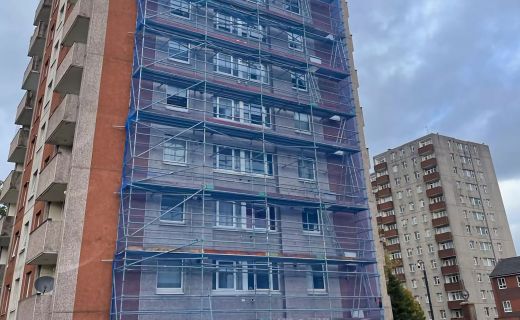 High Rise Access scaffolding